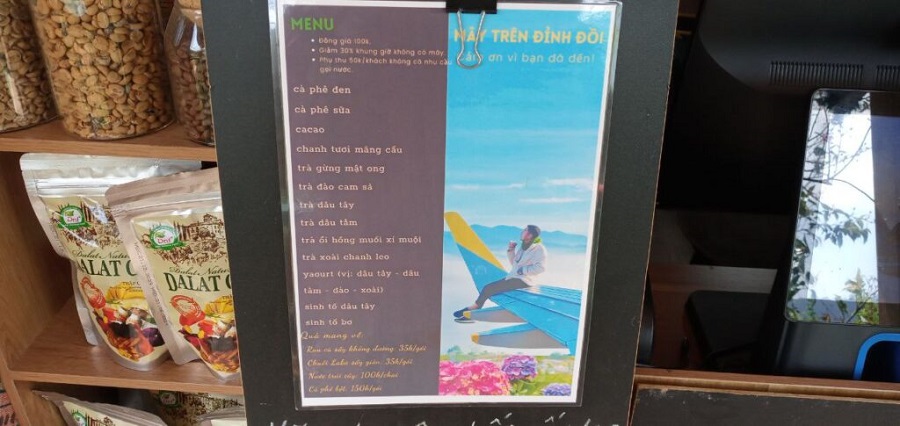 Bảng quy định chi phí của quán