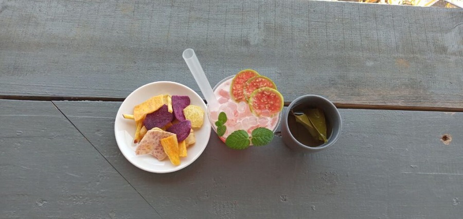 Set nước uống chất lượng tại Mây Trên Đỉnh Đồi